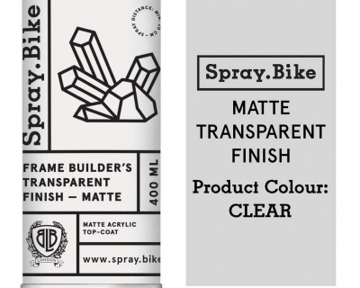 Spray.Bike Frame Builder’s Transparent Finish- Matte- 400ml